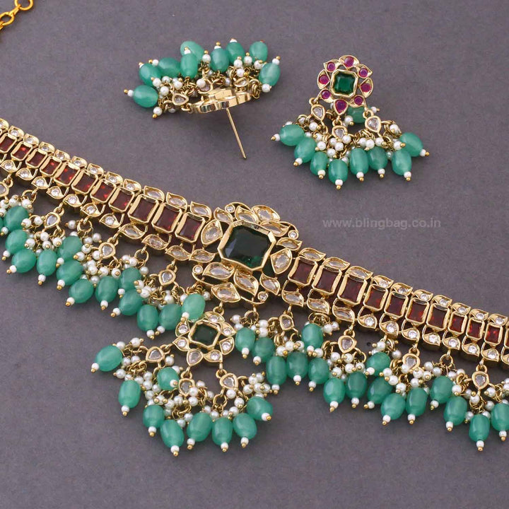 Multicolor Elarine Victorian Jewellery Set - New Arrival