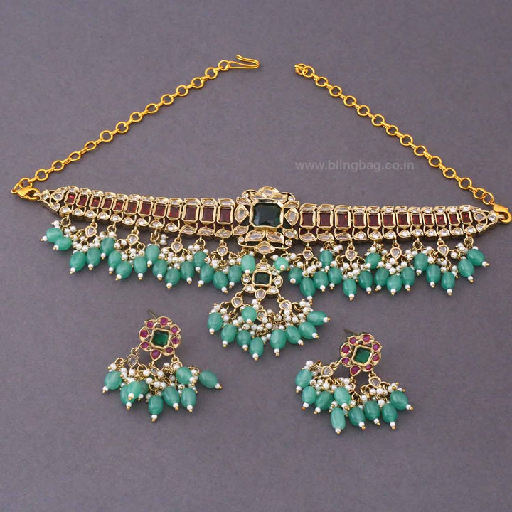 Multicolor Elarine Victorian Jewellery Set - New Arrival