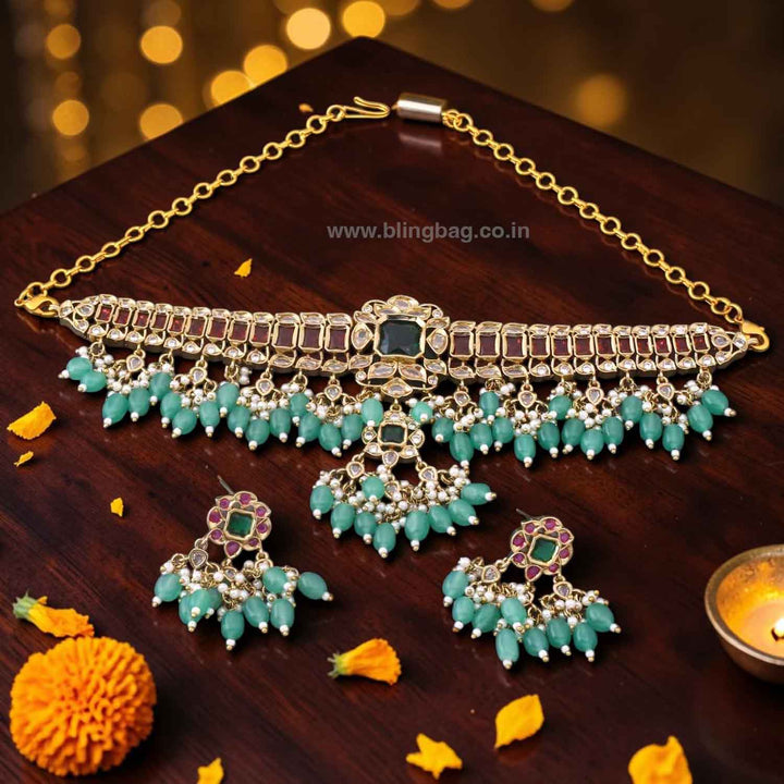 Multicolor Elarine Victorian Jewellery Set - New Arrival
