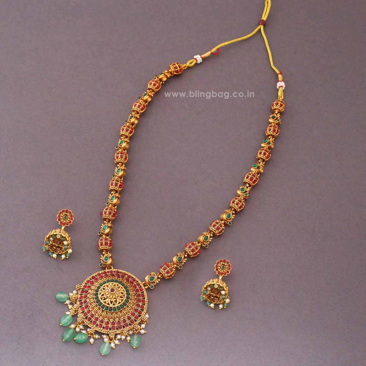 Multicolor Fulki Antique Jewellery Set - New Arrival