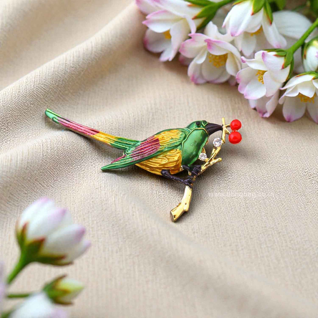 Multicolor Harvest Pearch Brooch