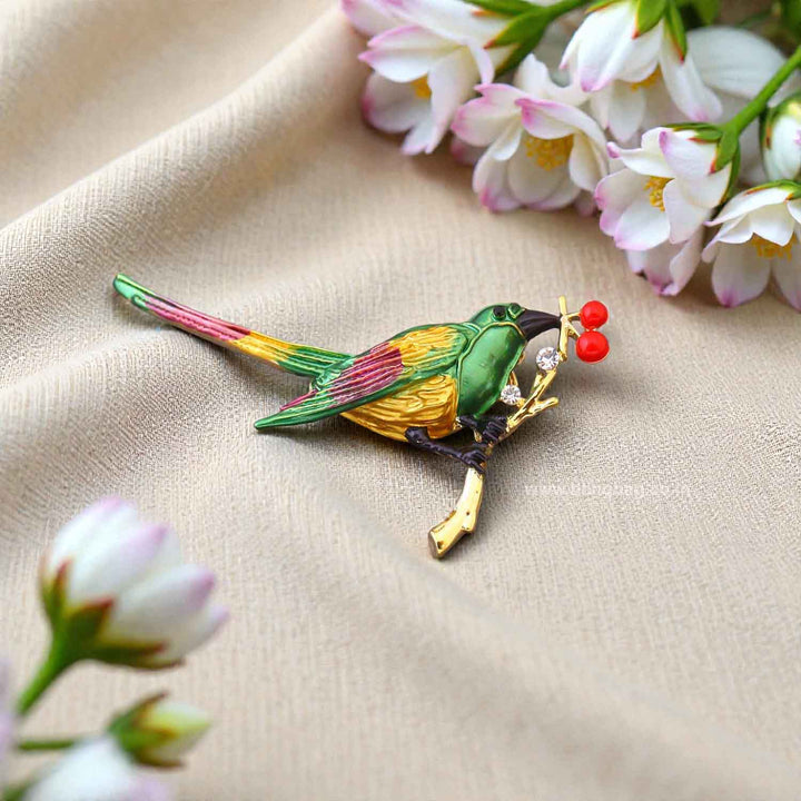 Multicolor Harvest Pearch Brooch