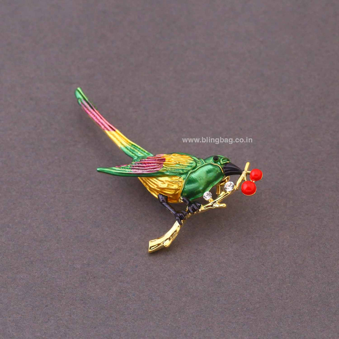 Multicolor Harvest Pearch Brooch