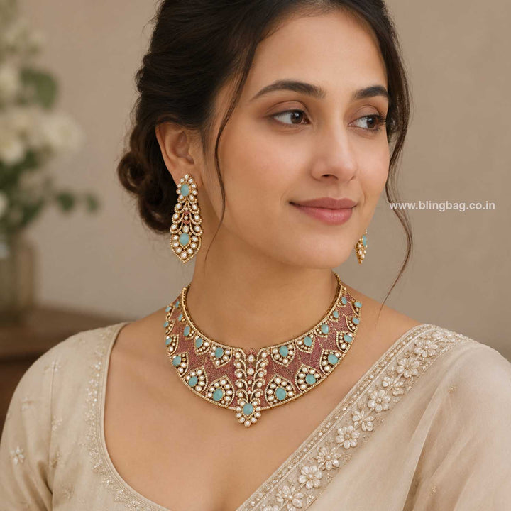 Multicolor Helenae Hasli Victorian Jewellery Set