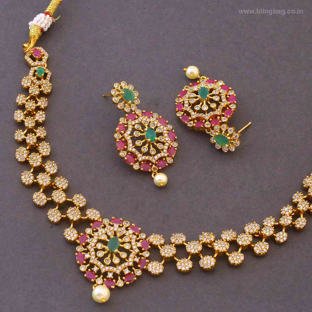 Multicolor Iira Antique Jewellery Set - New Arrival