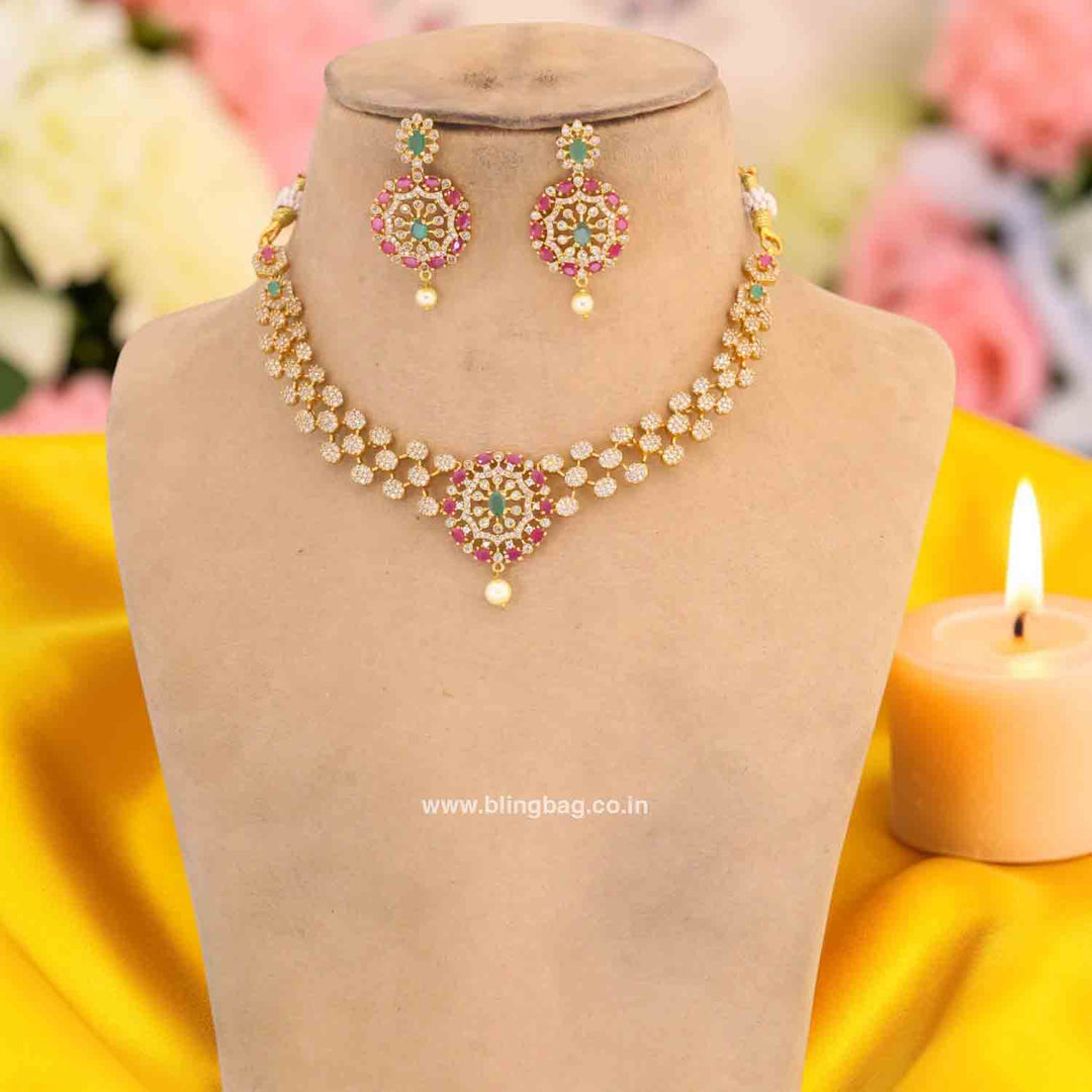 Multicolor Iira Antique Jewellery Set - New Arrival