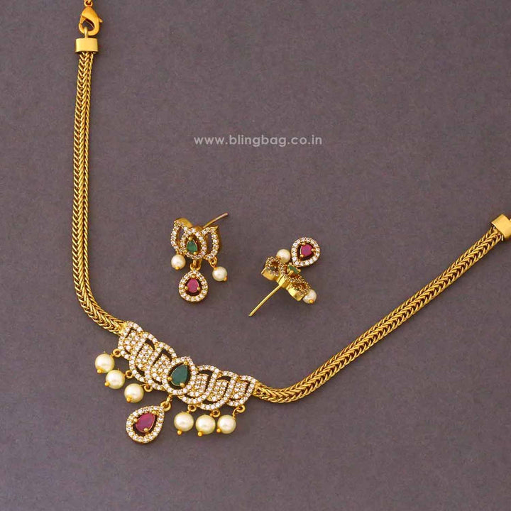 Multicolor Ipshita Antique Jewellery Set - New Arrival