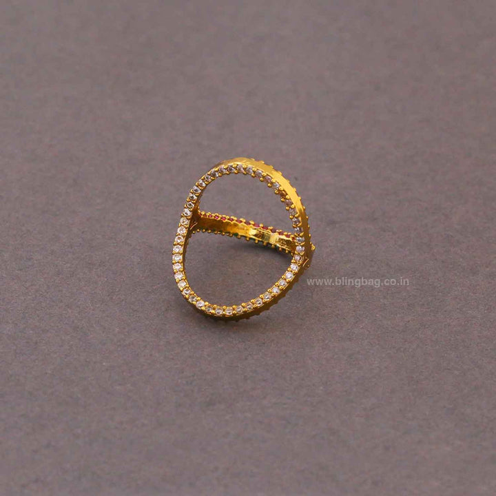 Multicolor Irra Victorian Ring