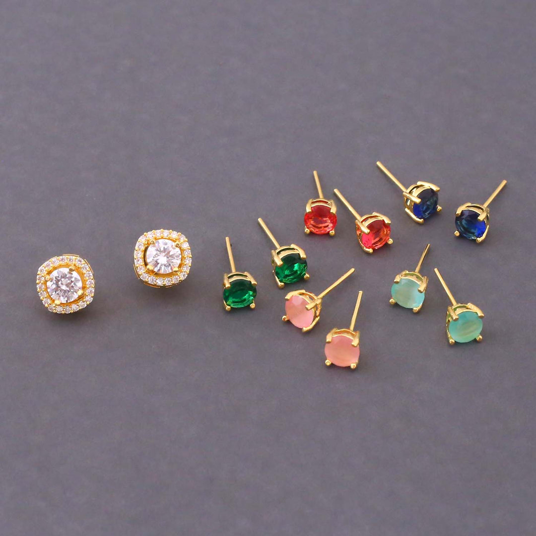Multicolor Iskra Color Changeable Studs