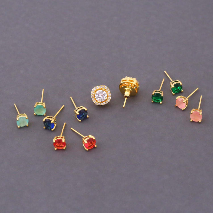 Multicolor Iskra Color Changeable Studs