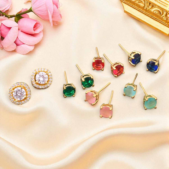Multicolor Iskra Color Changeable Studs