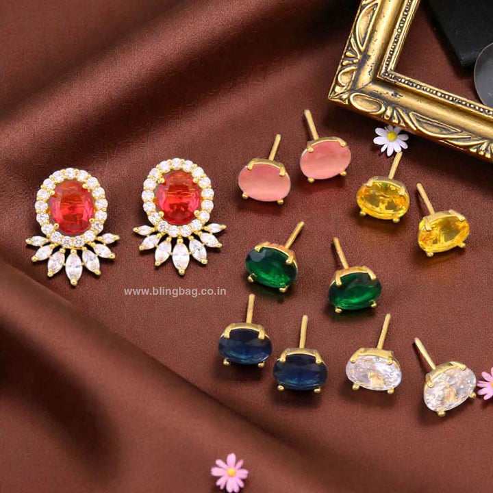 Multicolor Jarie Color Changeable Studs