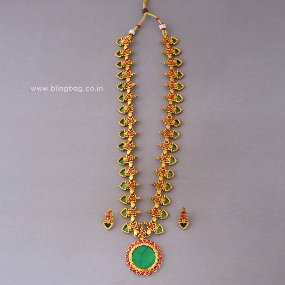 Multicolor Kamalashi Antique Jewellery Set- New Arrival