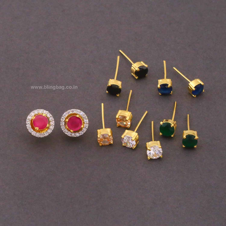 Multicolor Kashish Color Changeable Studs