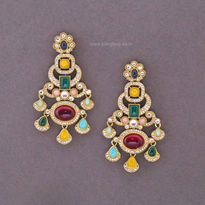 Multicolor Kavishna Danglers