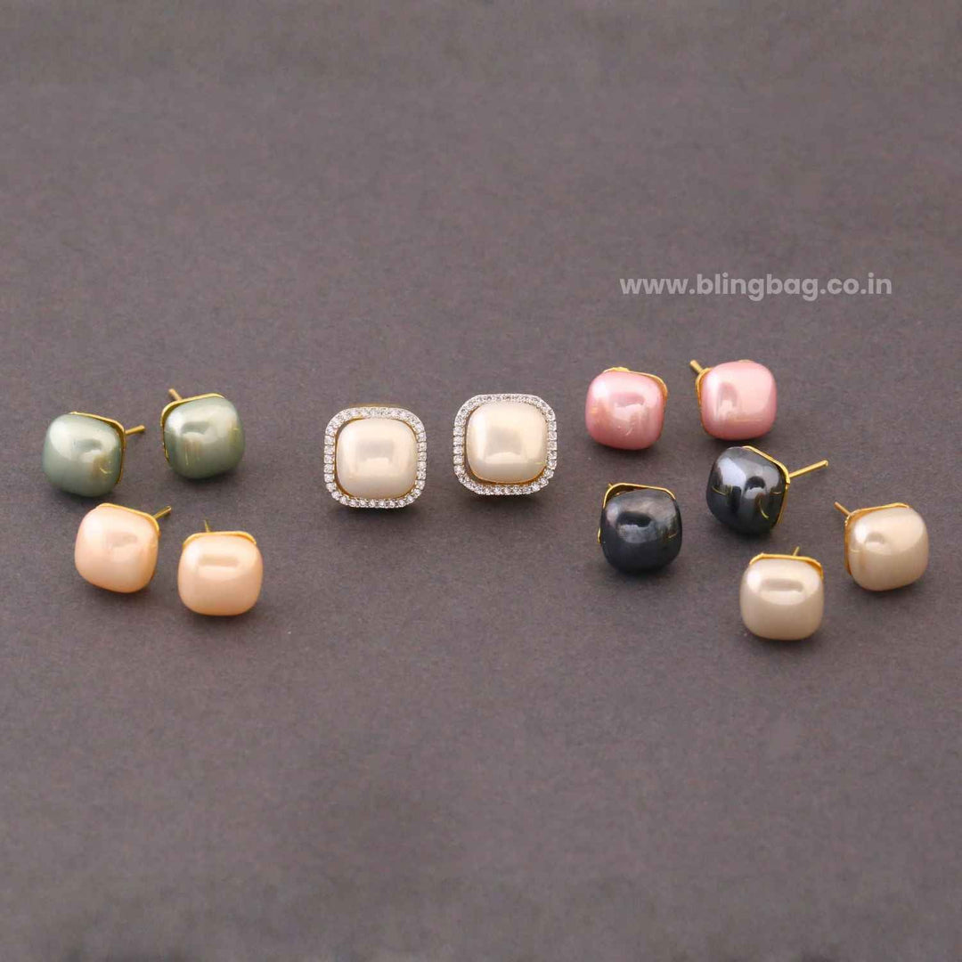 Multicolor Krityna Zirconia Studs