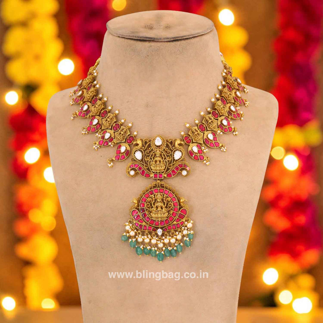 Multicolor Krushreeta Jadau Jewellery Set- New Arrival
