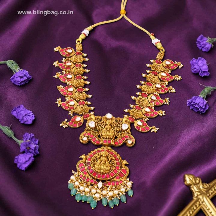 Multicolor Krushreeta Jadau Jewellery Set- New Arrival