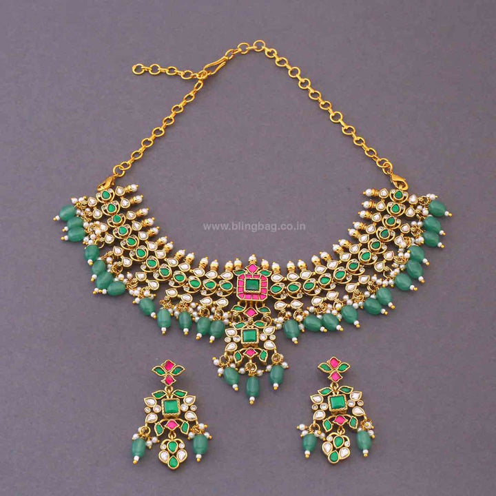 Multicolor Kseniya Victorian Jewellery Set - New Arrival