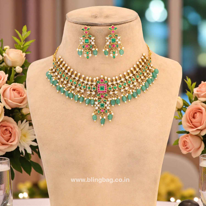 Multicolor Kseniya Victorian Jewellery Set - New Arrival