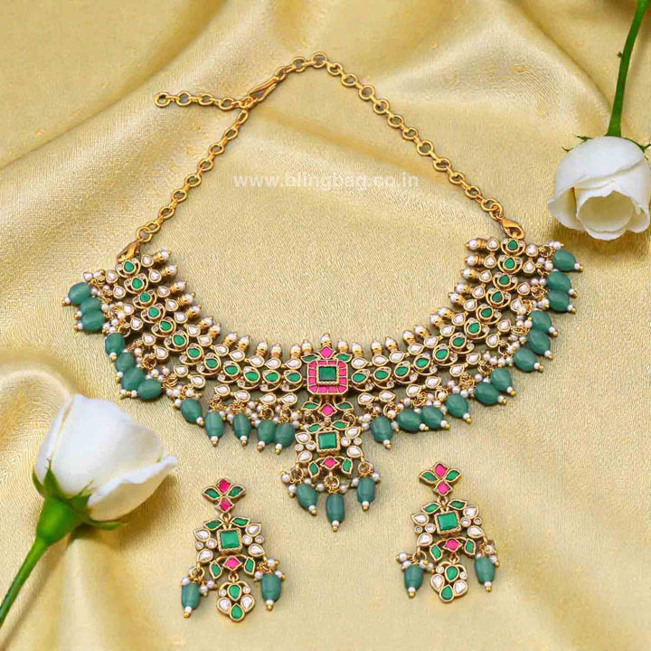 Multicolor Kseniya Victorian Jewellery Set - New Arrival