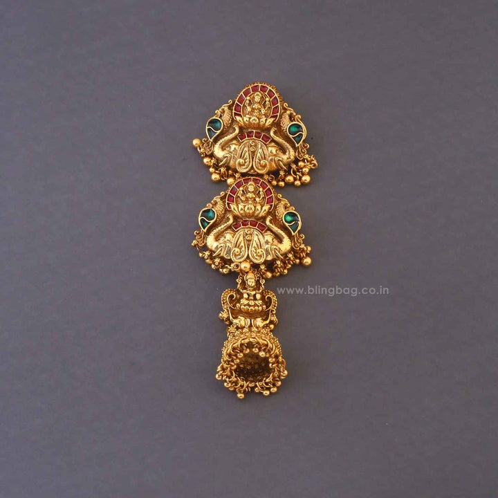 Multicolor Lalitai Temple Hair Chooti