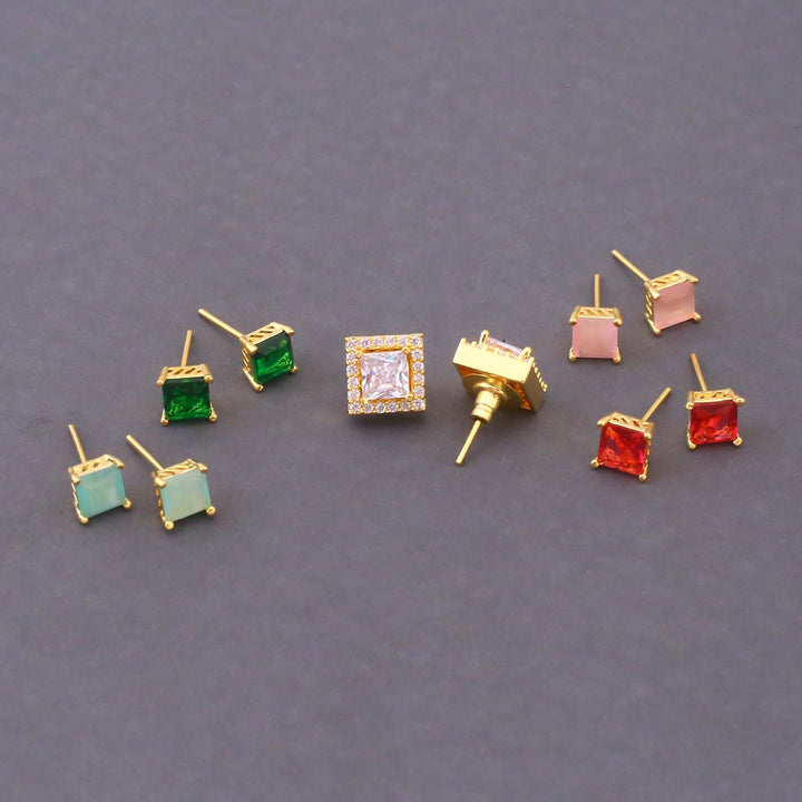 Multicolor Larysa Color Changeable Studs