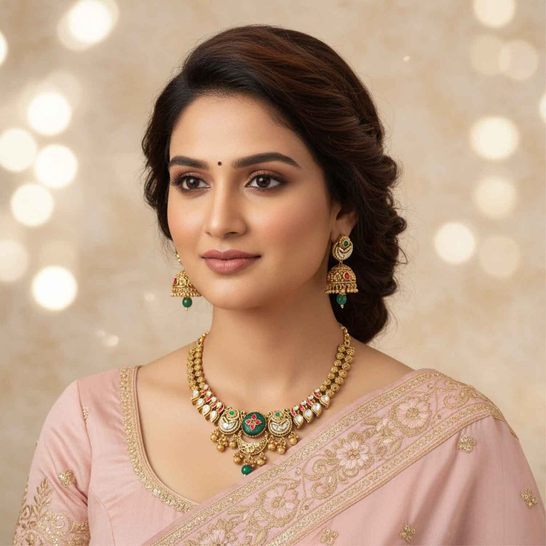 Multicolor Layyani Heritage Jewellery Set