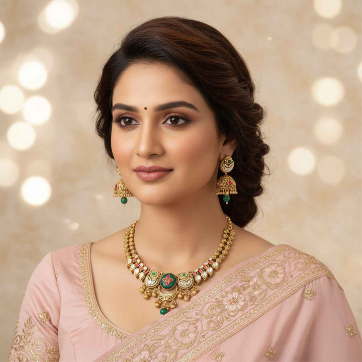 Multicolor Layyani Heritage Jewellery Set