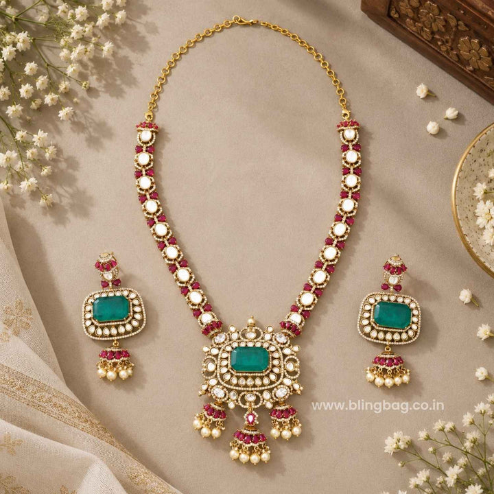 Multicolor Legacy Victorian Jewellery Set - New Arrival