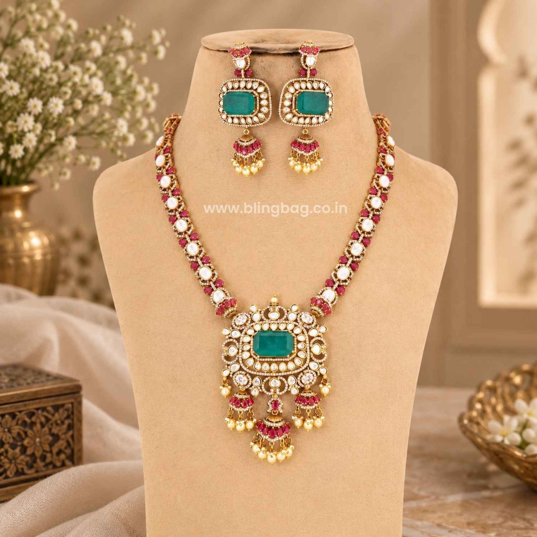 Multicolor Legacy Victorian Jewellery Set - New Arrival