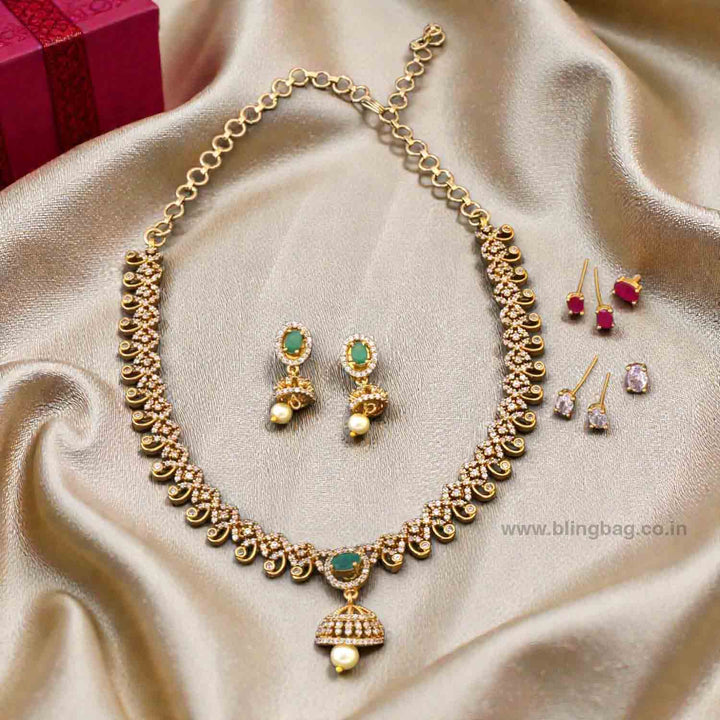 Multicolor Lumina Victorian Jewellery Set - New Arrival