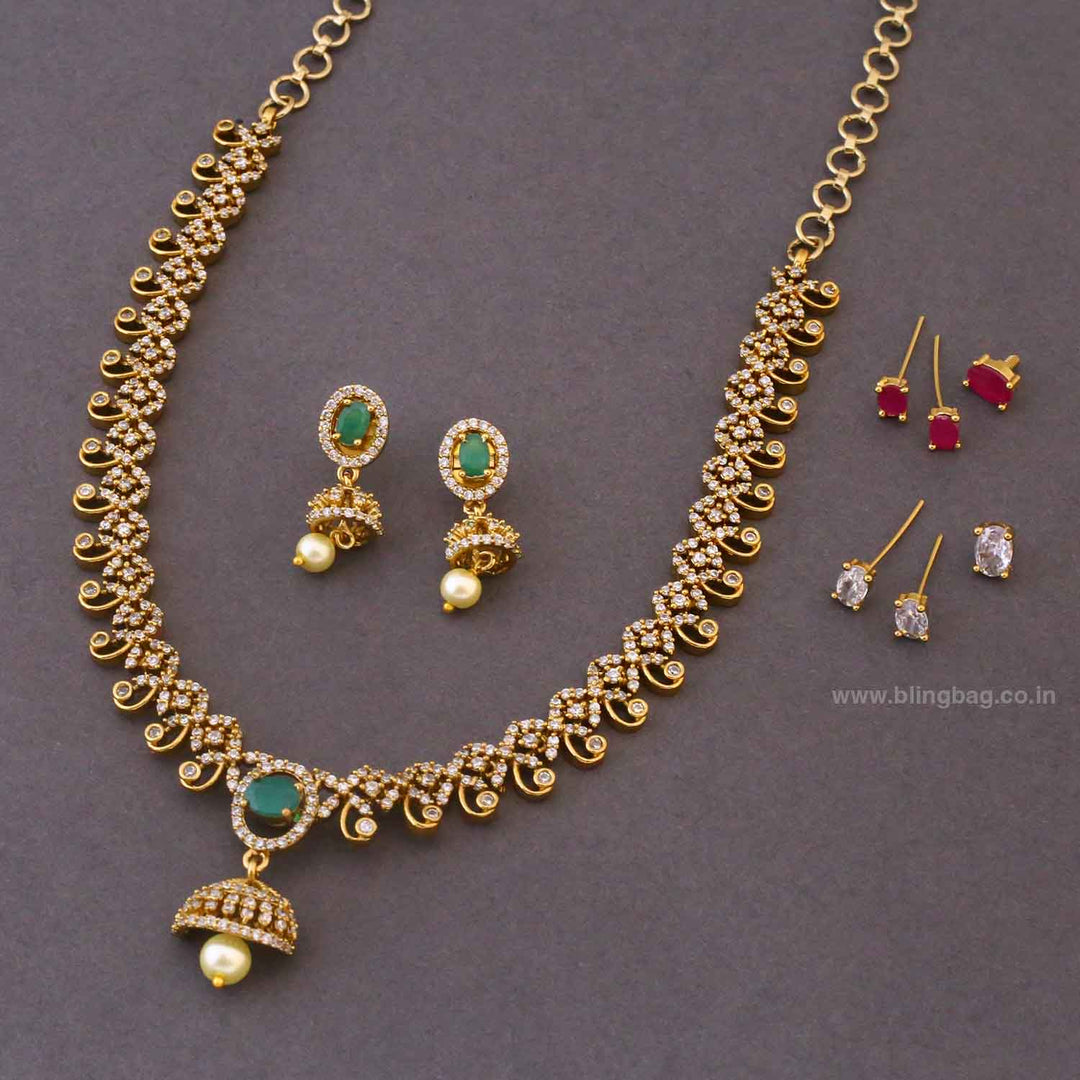 Multicolor Lumina Victorian Jewellery Set - New Arrival