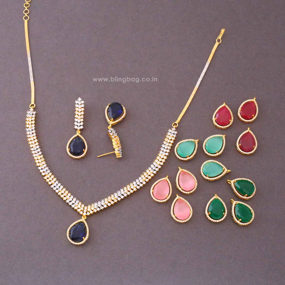 Multicolor Luna Victorian Jewellery Set - New Arrival