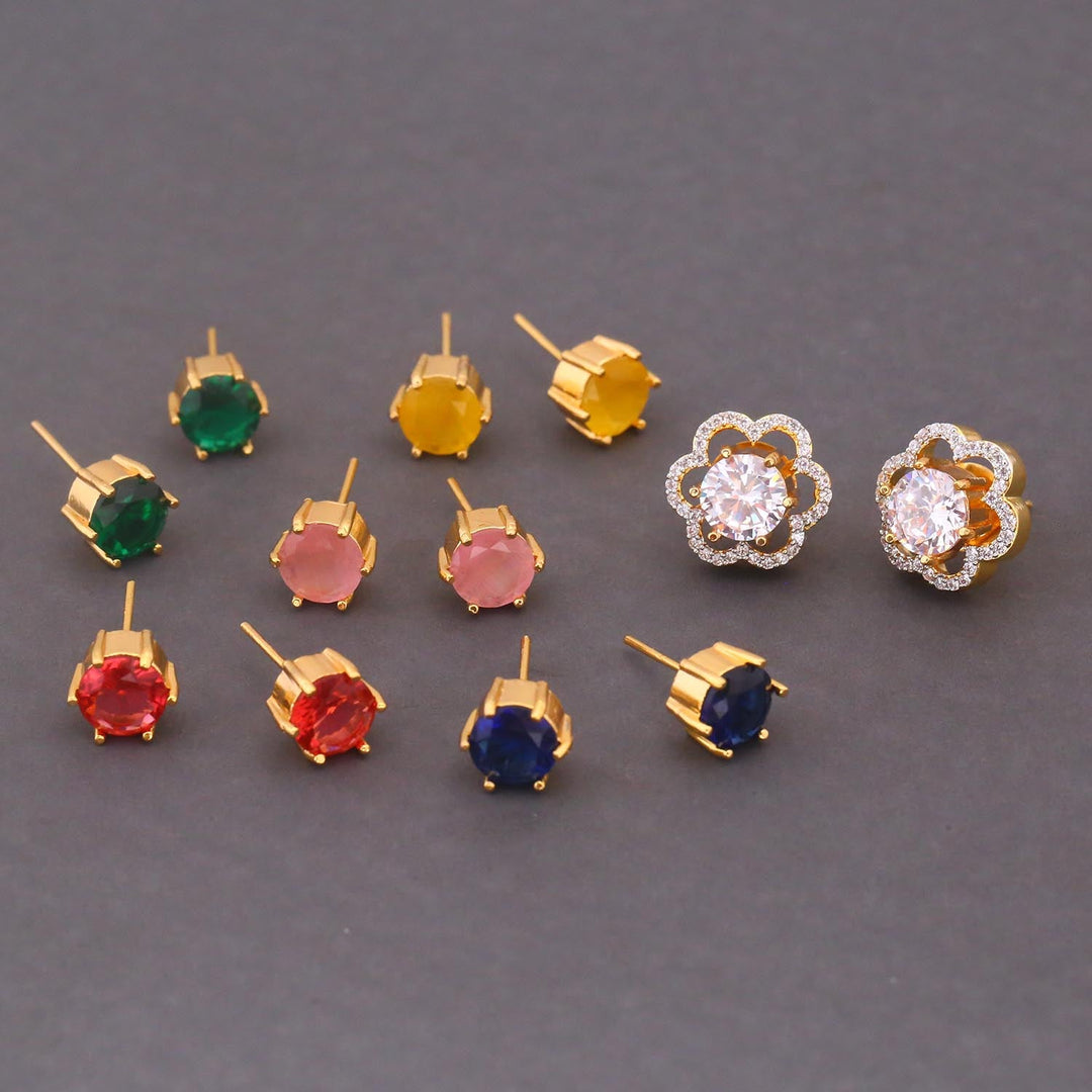 Multicolor Marnie Color Changeable Studs