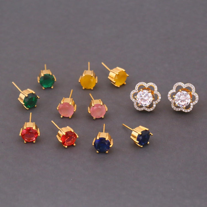 Multicolor Marnie Color Changeable Studs