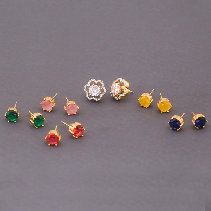 Multicolor Marnie Color Changeable Studs