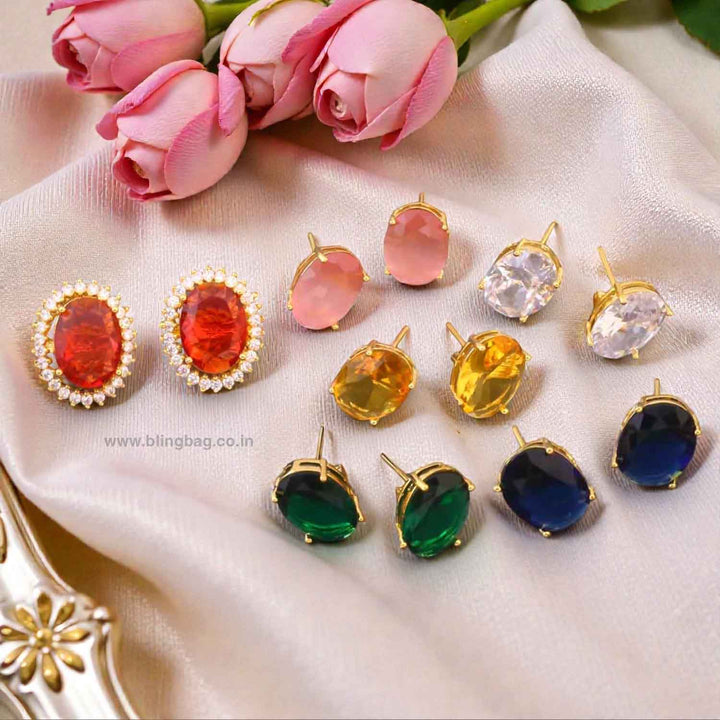 Multicolor Micey Color Changeable Studs