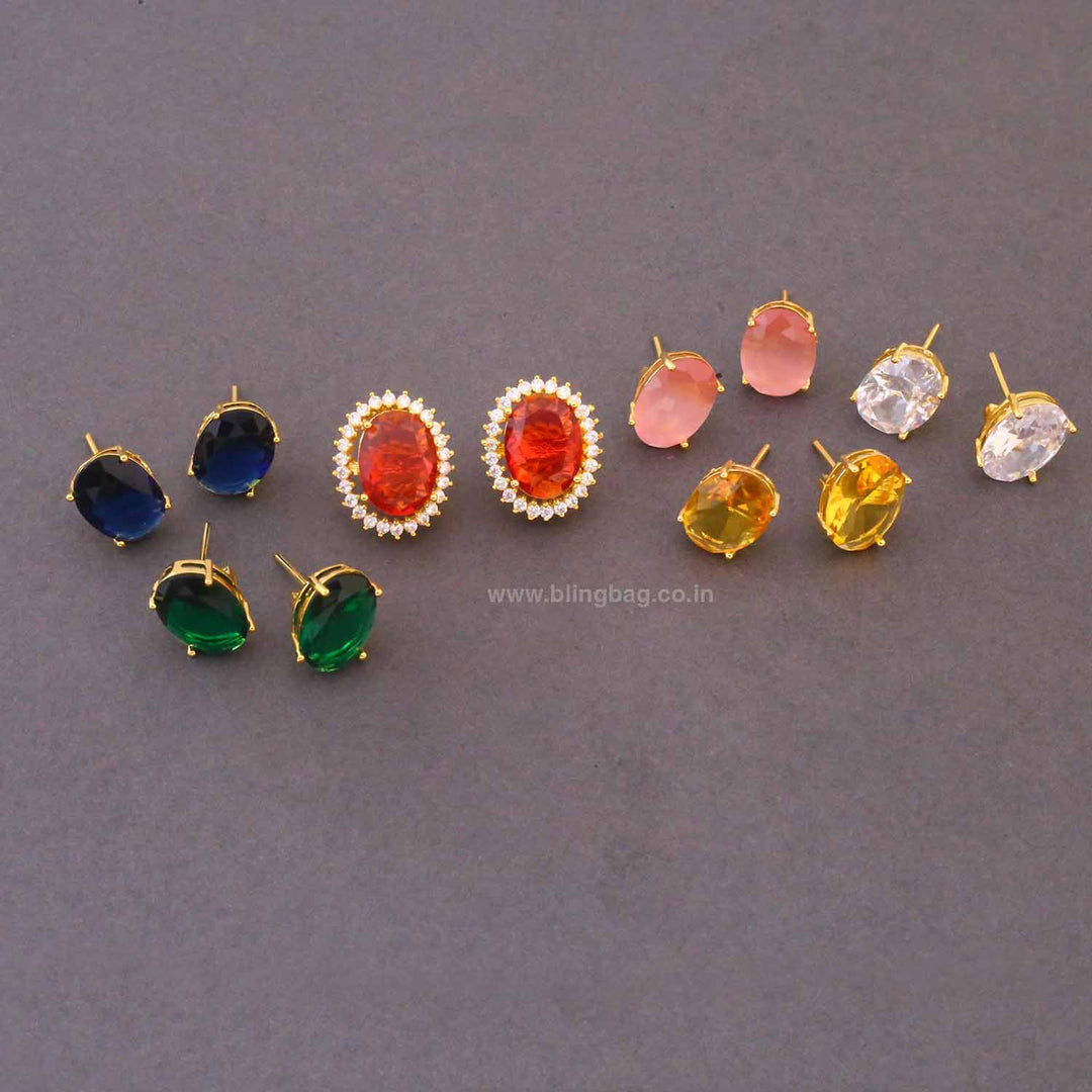 Multicolor Micey Color Changeable Studs