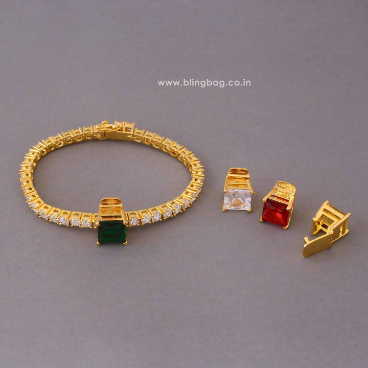 Multicolor Milcea Zirconia Changeable Bracelet