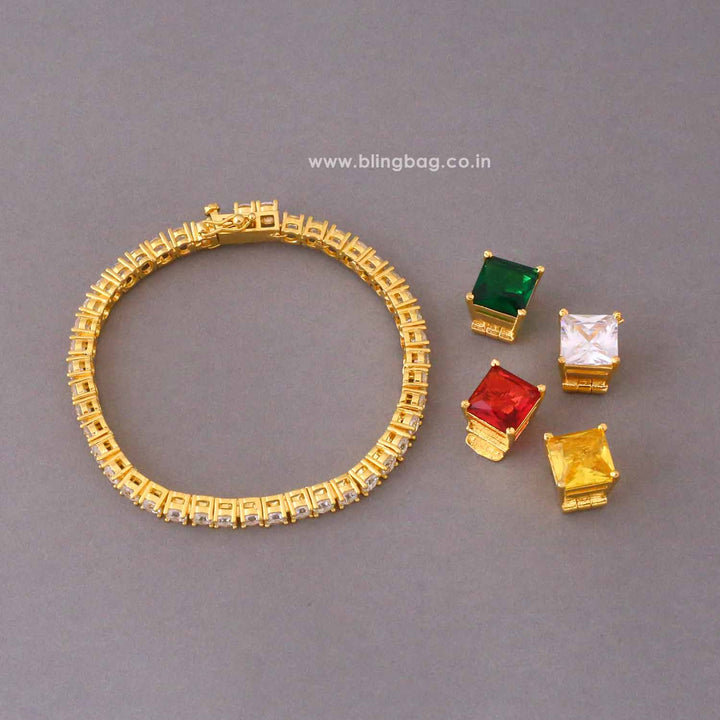 Multicolor Milcea Zirconia Changeable Bracelet