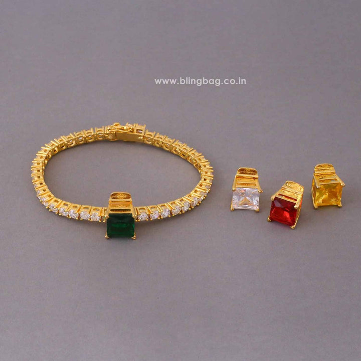 Multicolor Milcea Zirconia Changeable Bracelet