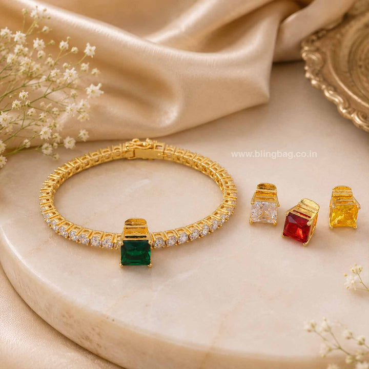 Multicolor Milcea Zirconia Changeable Bracelet