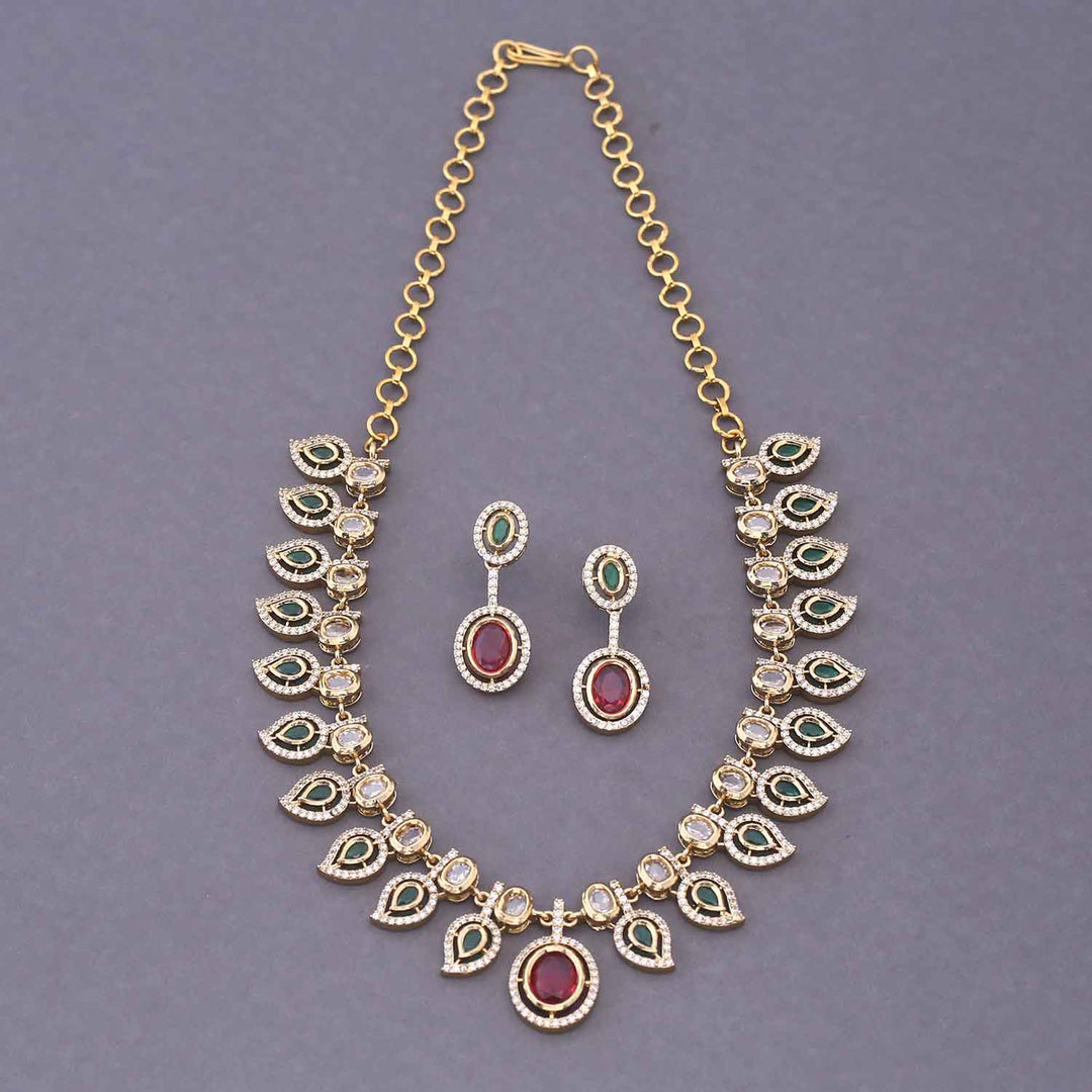 Multicolor Mirelle Victorian Jewellery Set - New Arrival