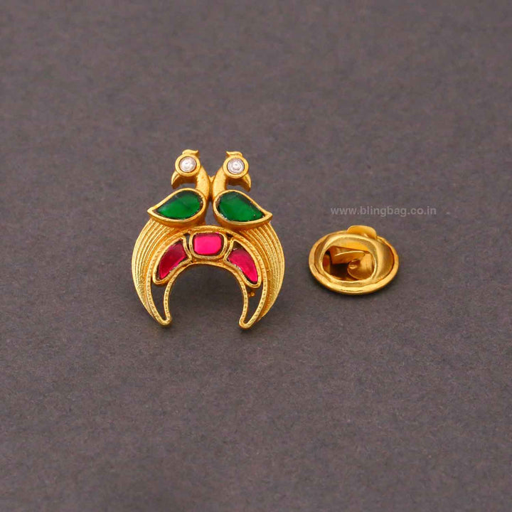 Multicolor Morjodi Brooch