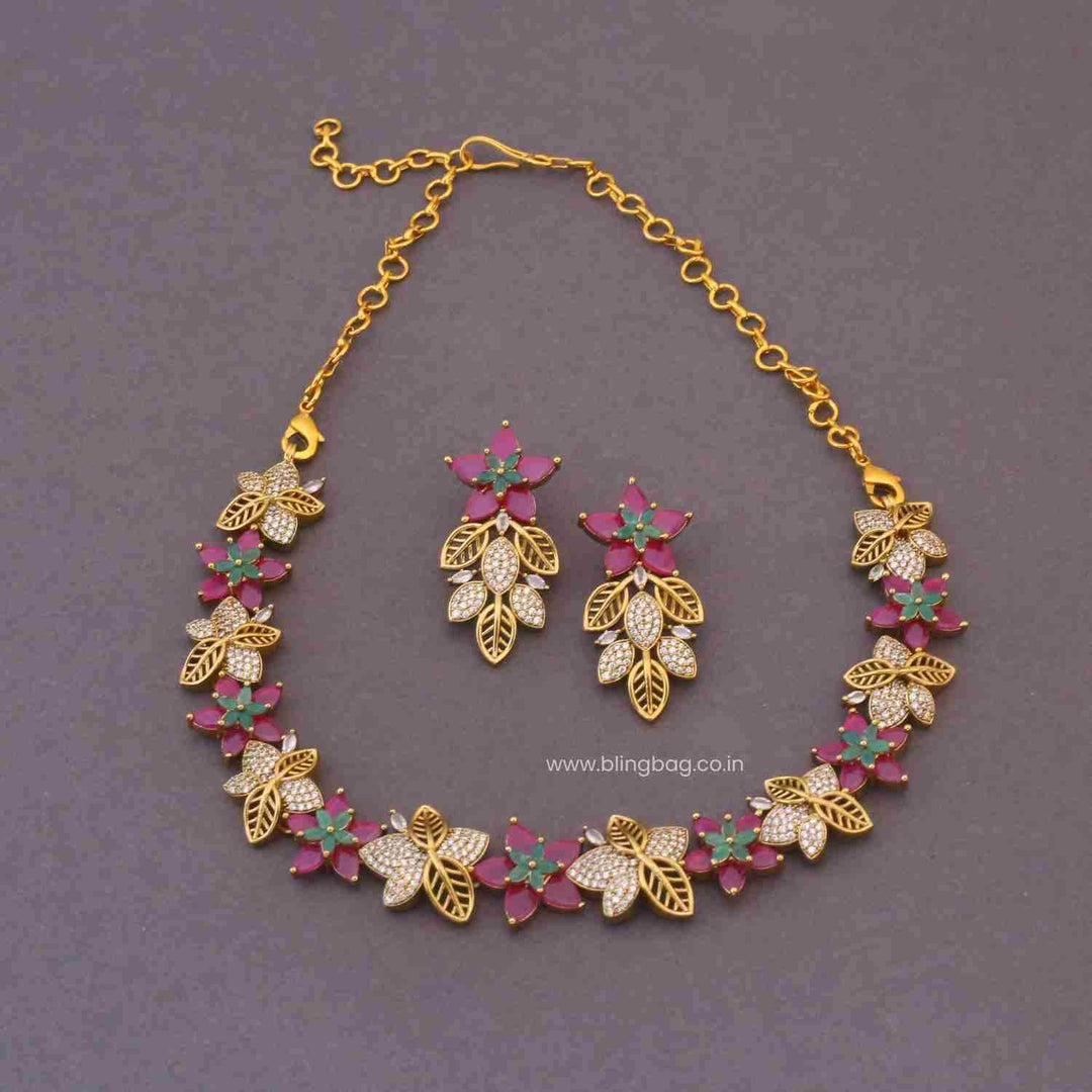Multicolor Municca Victorian Jewellery Set - New Arrival