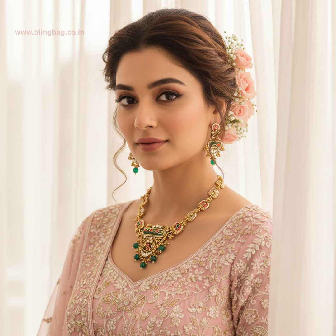 Multicolor Naina Heritage Jewellery Set