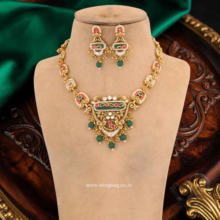 Multicolor Naina Heritage Jewellery Set