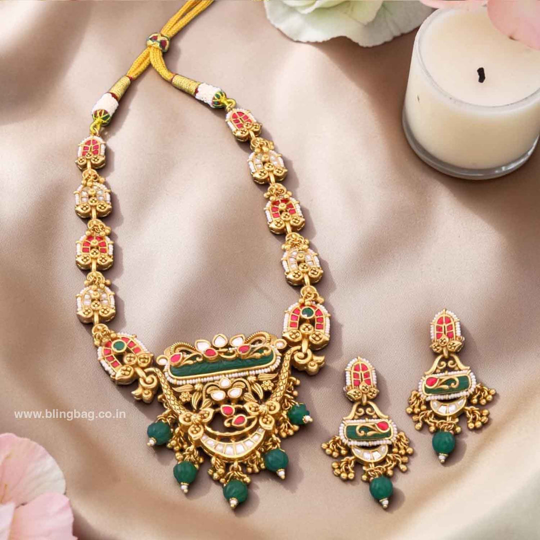 Multicolor Naina Heritage Jewellery Set