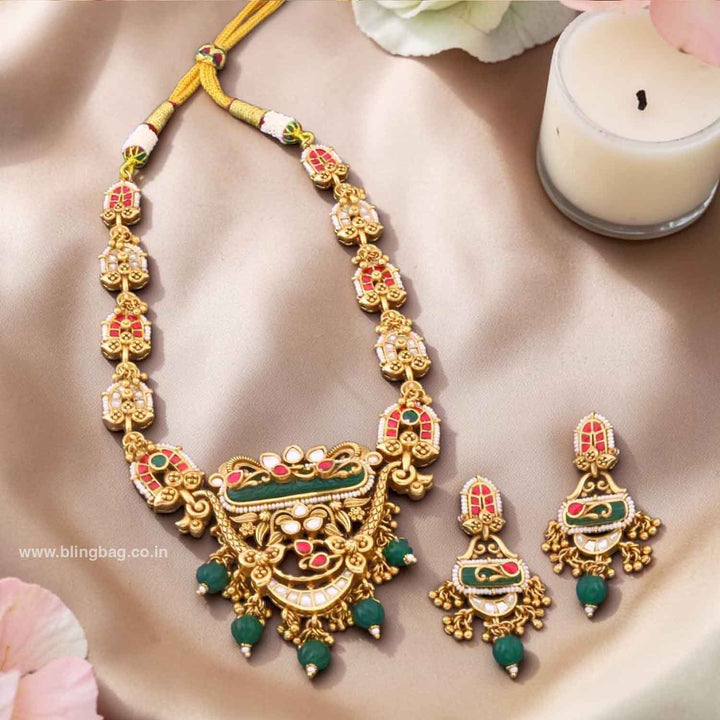 Multicolor Naina Heritage Jewellery Set